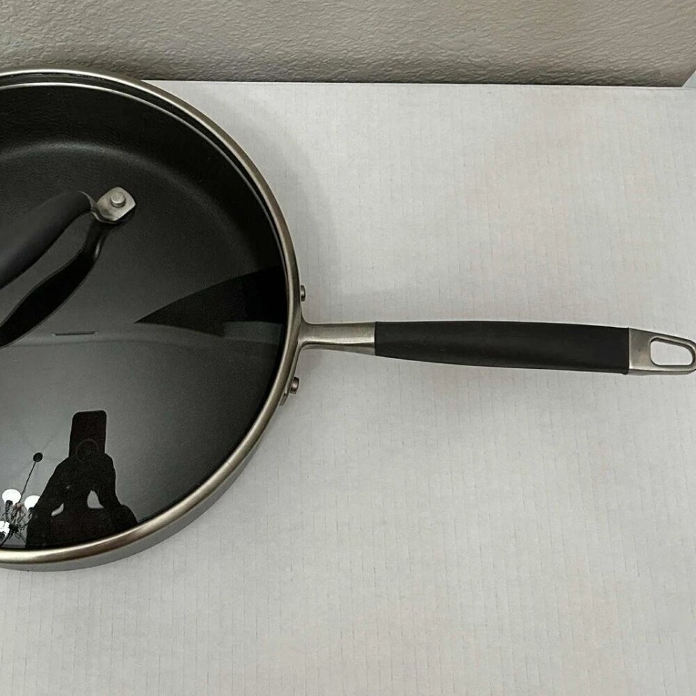Anolon Cookware Advanced Home Non-Stick 4 Qt Pan with Lid - Picture 2 of 8